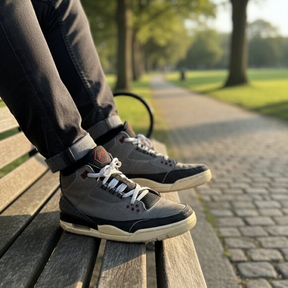 Air Jordan CP3.III Tribute Light Graphite Elephant Size 11 - Men’s Sneakers - Picture 8 of 10